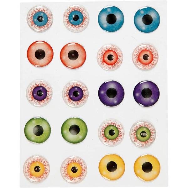 Creativ Company  3D-Augen-Sticker, D 20 mm
