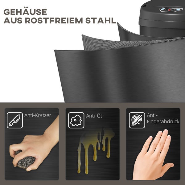 Gehäuse aus rostfreiem Stahl mit Anti-Kratzer-, Anti-Öl- und Anti-Fingerabdruck-Eigenschaften
