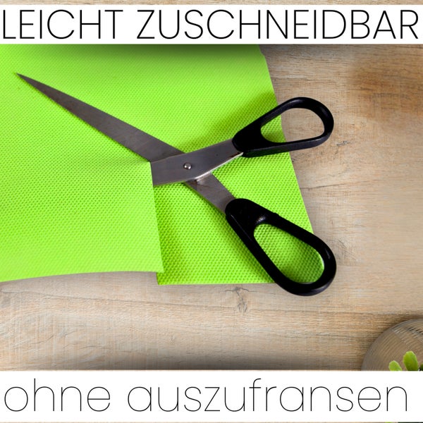 Sensalux Tischdeckenrolle 10m lang aus stoffähnlichem Vlies, 1 m x 10 m Apfelgrün
