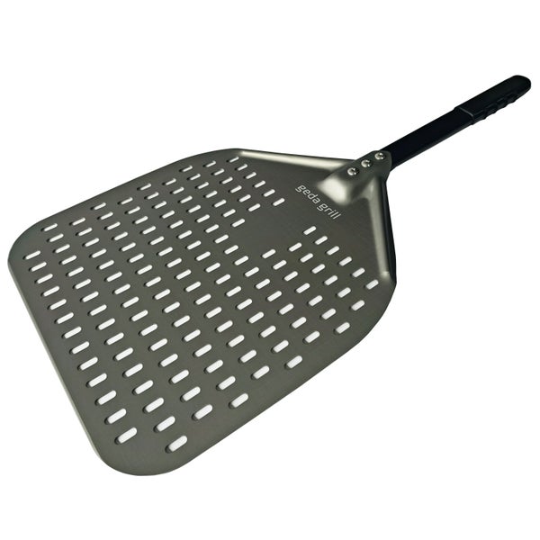 GEDA Grill Curva Aluminium Pizzaschieber 30cm, harteloxiert, perforiert, abnehmbar