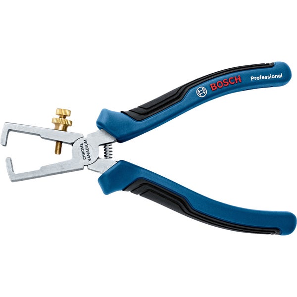 Bosch Professional Abisolierzange mit Chrom-Vanadium Stahl