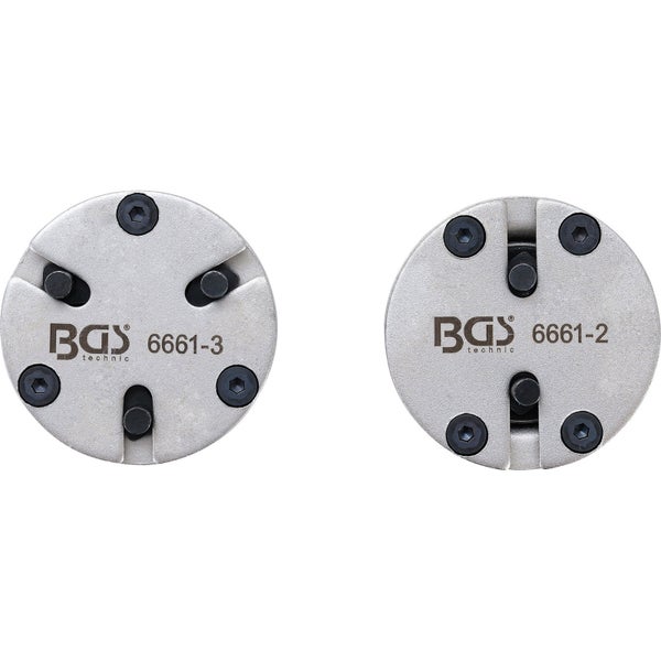 BGS Bremskolben-Rückstelladapter-Satz universal mit 2 & 3 Stiften 2tlg. - 6661