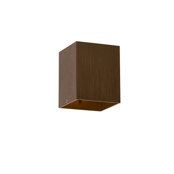 Quadratische Wandleuchte für den Innenbereich