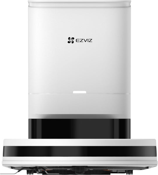 EZVIZ Logo auf einem Futterautomaten für Haustiere.