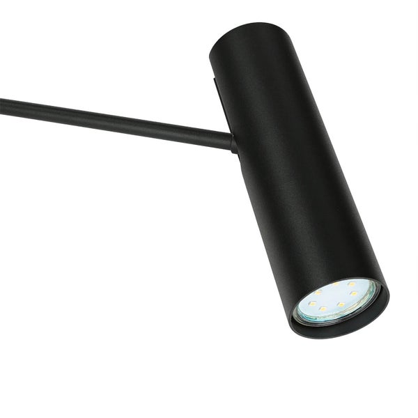 Schwarze LED-Wandleuchte