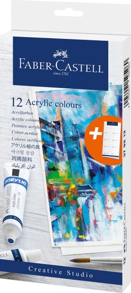 Faber-Castell Acrylfarbe 12er Set