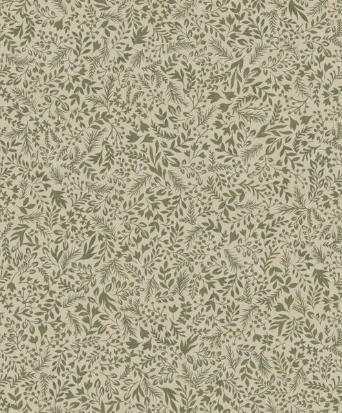 Masureel Tapete Blumen Grün - 53 cm x 10.05 m - 632026