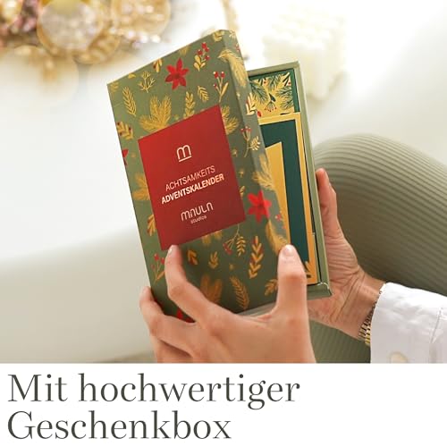 Adventskalender 2024 Frauen - 24 Achtsamkeitsübungen - Adventskalender Frauen Achtsamkeit & Motivation - Adventskalender Sprüche - Adventkalender Tischkalender - Adventskalender Achtsamkeit AC002