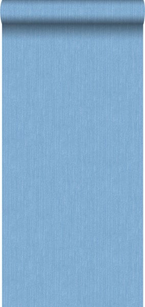 Walls4You Tapete Jeans-Optik Vintage Blau - 53 cm x 10,05 m - 935335