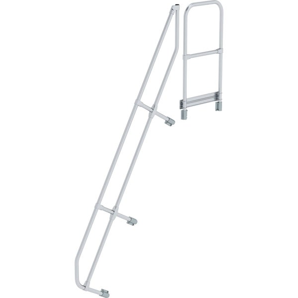 Günzburger Steigtechnik zweiter Handlauf für Treppe mit Plattform 60° mit 9 Stufen - 600589