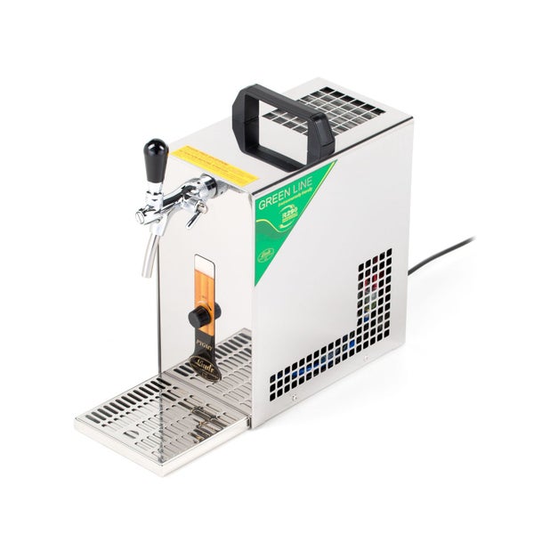 Untertheken Komplett Set - Zapfanlage, Bierzapfanlage PYGMY 20/K mit Membranpumpe, 1-leitig, 25 Liter/h, inkl. Schanksäule, Köpi