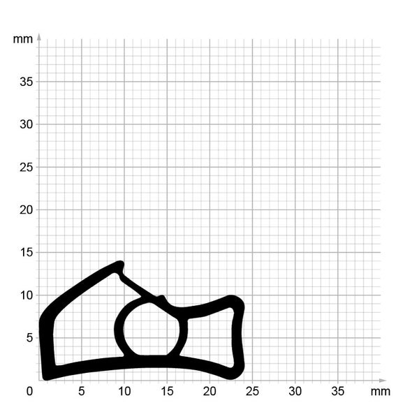 DIWARO. | Stahlzargendichtung SZ177 | weiß | 5 Meter