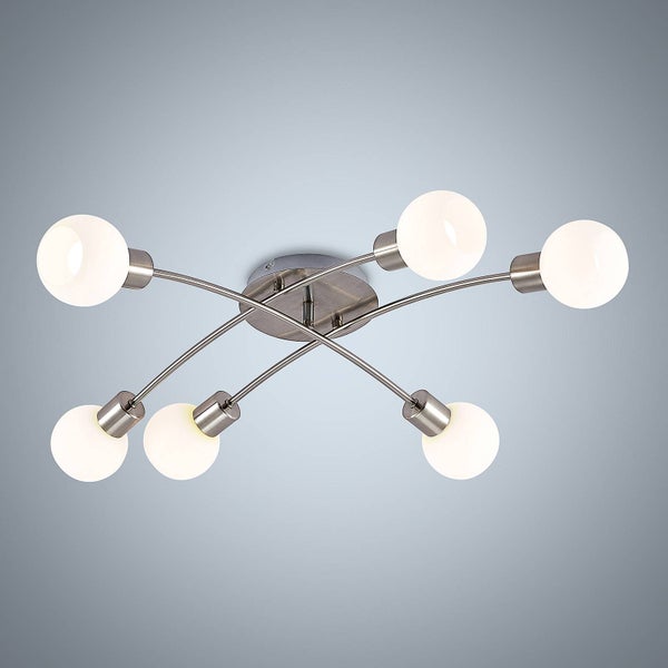 Deckenleuchte mit sechs Leuchtkörpern