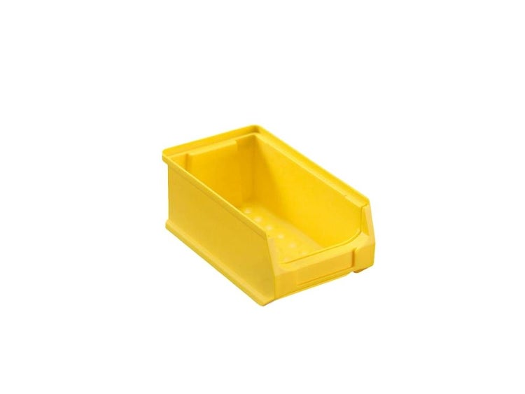 PROREGAL Gelbe Sichtlagerbox 2.0 HxBxT 7,5 x 10 x 17,5 cm 0,8 Liter Sichtlagerbehälter Sichtlagerkasten Sichtlagerkastensortiment Sortierbehälter