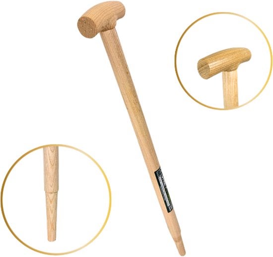 Harke mit Holzgriff für den Gartenbau