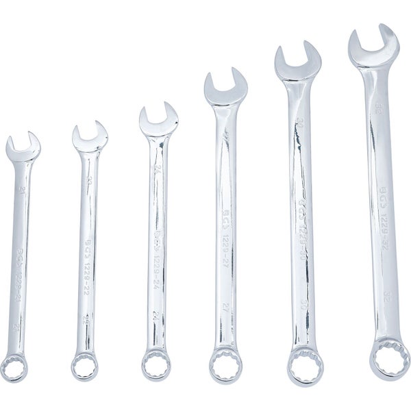 BGS Maul-Ringschlüssel-Satz extra lang SW 21 - 32 mm 6tlg. - 1229