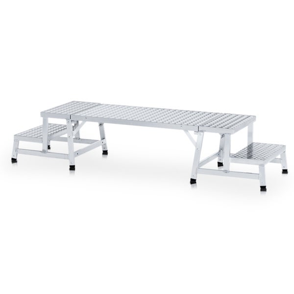 Aluminium Arbeitsbühne mit Stufen für den sicheren Stand bei Arbeiten in der Höhe