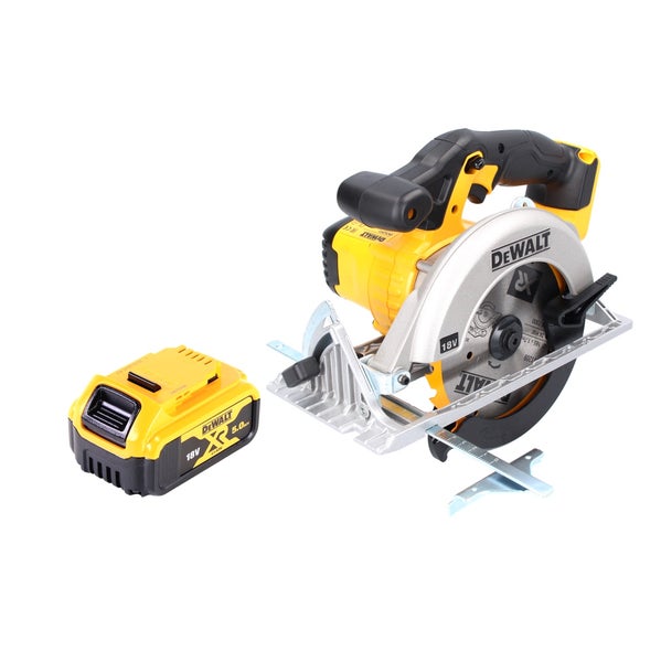 DeWalt Akku-Handkreissäge mit einem separaten 18 Volt Akku.