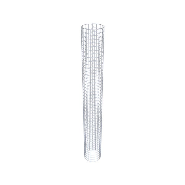 Gabionensäule Durchmesser 27 cm MW 5 x 5 cm rund - Höhe: 220 cm