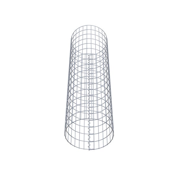 Gabionensäule Durchmesser 47 cm, MW 5 x 10 cm rund - Höhe: 1,60 m