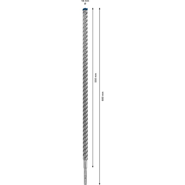 Bosch Expert SDS plus-7X Hammerbohrer 18 x 550 x 600 mm - 2608900140