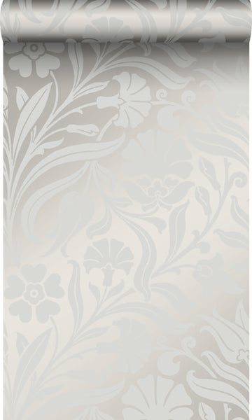 Origin Wallcoverings Tapete Blumen Grau - 53 cm x 10,05 m - 346636