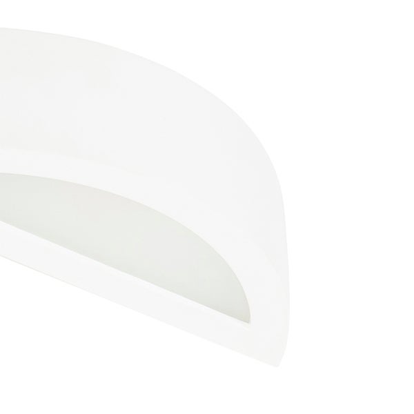 Halbrunde Wandleuchte