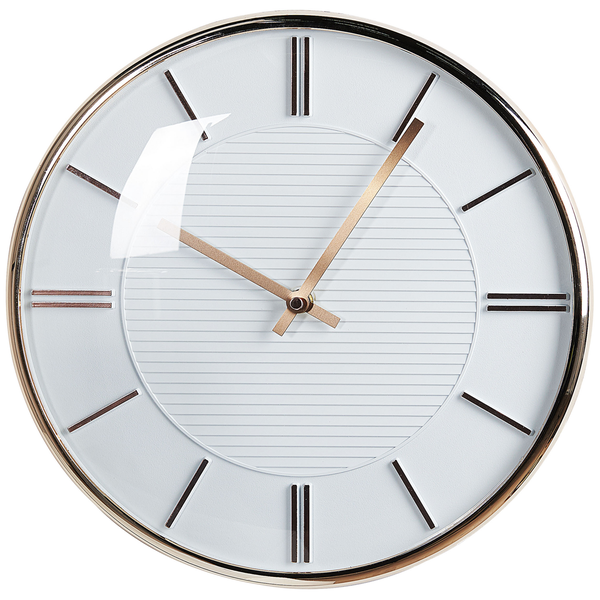 Wanduhr DAROCA 34 cm Weiß