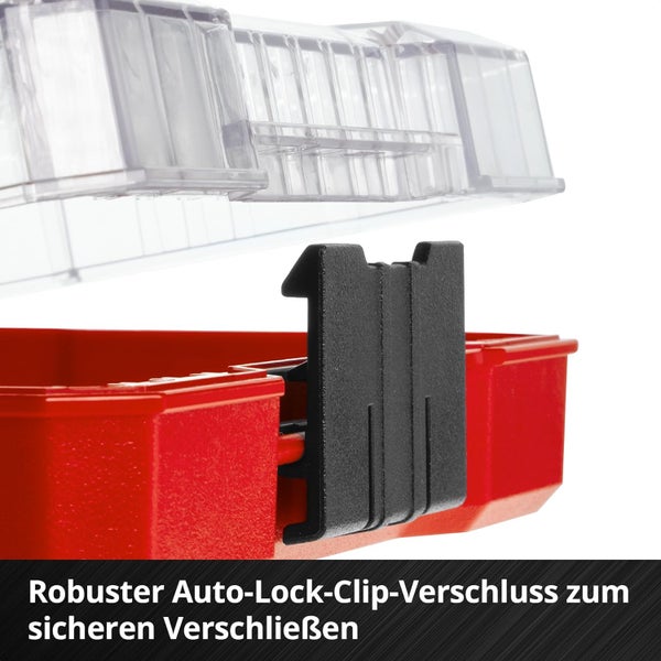Einhell XS-CASE 32-tlg. Bit-Set (25-mm-Bits, 60-mm-Schnellwechselbithalter, Adapter mit Hex zu 1/4 Antrieb inkl. Aufbewahrungsbox)