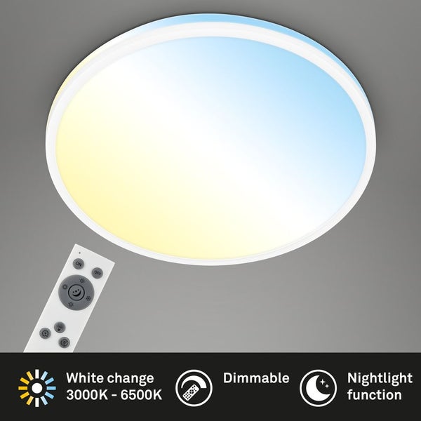 LED Deckenlampe LED Deckenleuchte Wohnzimmer Dimmbar Fernbedienung CCT Flur