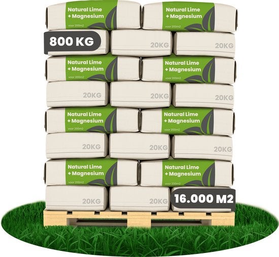 Kalkdünger mit Magnesium (40x = 800 kg für 16.000 m2) - Organifer