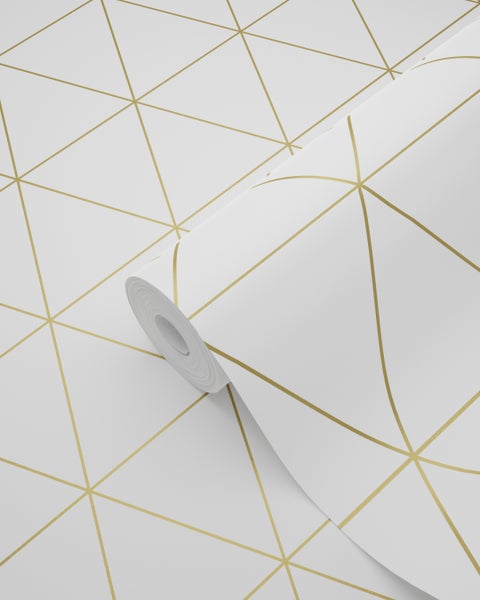 Tapetenrolle mit geometrischem Muster