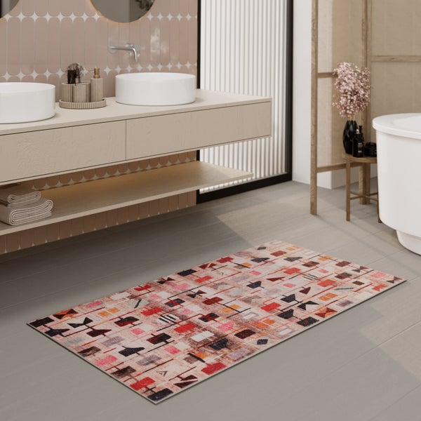 Badteppich Bunt Nelson WECONhome 60x100 cm