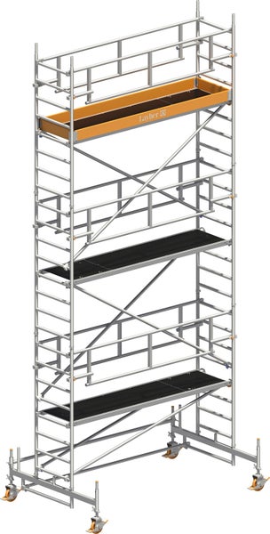Layher Fahrgerüst mit drei Plattformen