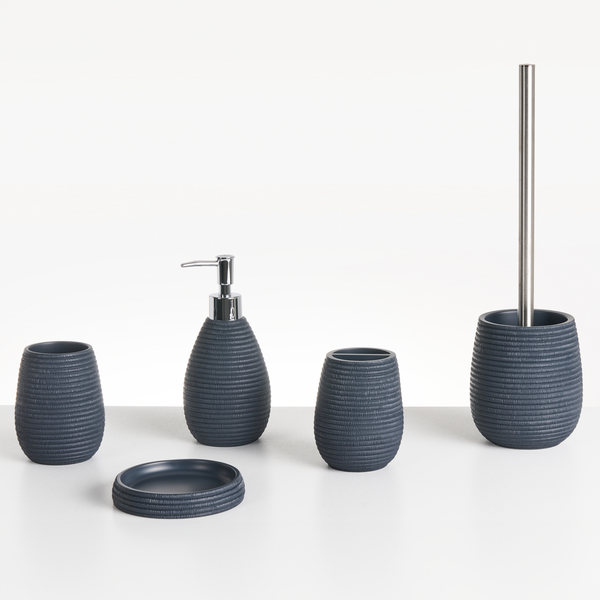 Badaccessoires Set 5-teilig QUILCA Dunkelblau