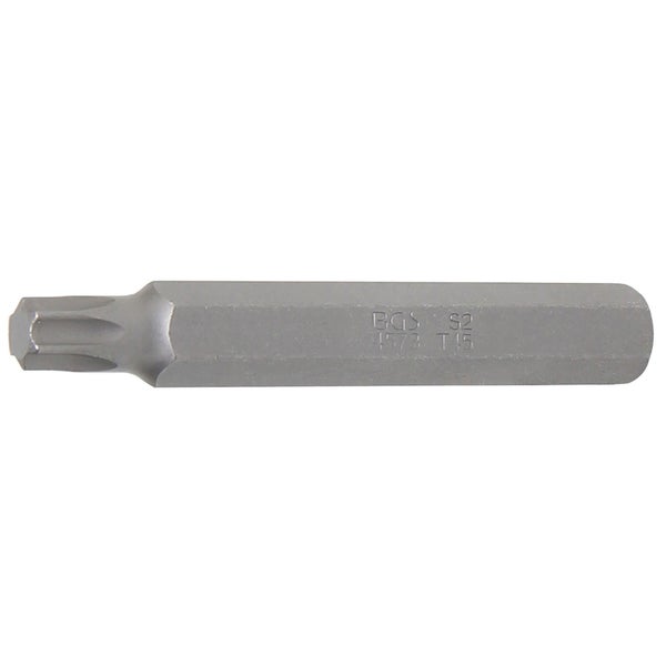 BGS Bit Länge 75 mm Antrieb Außensechskant 10 mm (3/8) T-Profil (für Torx) T45 - 4573