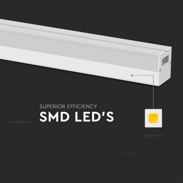 Aufnahme einer LED-Leuchte mit SMD-LEDs für hohe Effizienz