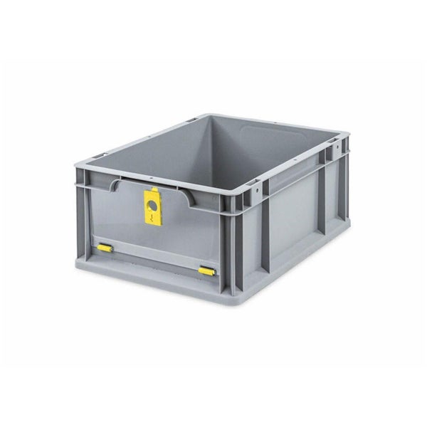 PROREGAL SparSet 5x Eurobox NextGen Insight Cover HxBxT 17 x 30 x 40 16 Liter Niedrig/Gelb Eurobehälter Transportbox