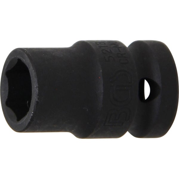 BGS Kraft-Steckschlüssel-Einsatz Sechskant Antrieb Innenvierkant 12,5 mm (1/2) SW 13 mm - 5213