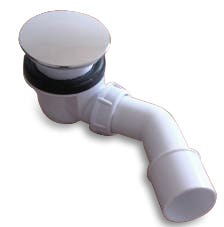 Ablauf für Duschwanne mit Höhe 9-7 cm, Durchmesser 6 cm