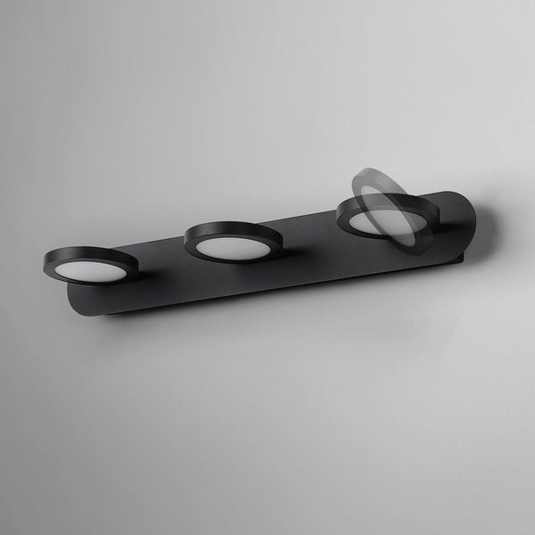 EMKE LED Spiegelbeleuchtung mit 3 LED-Lichtern, 500x75x130 mm, IP20, Mattweiß, 4000K, 15W, Hoher Farbwiedergabeindex >80Ra