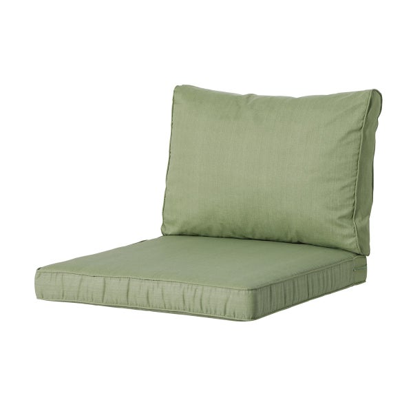 Lounge Rückenkissen Basic grün - ca. 43x73 cm - 2er-Set