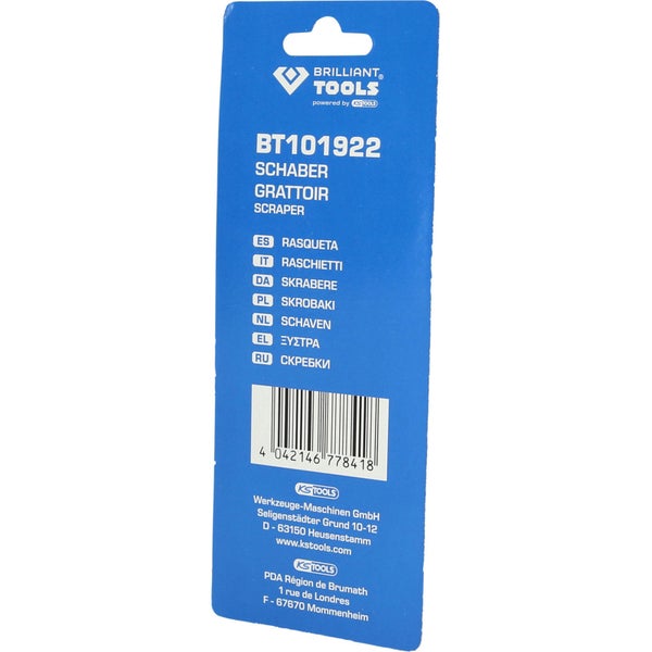 Brilliant Tools Schaber Produktverpackung