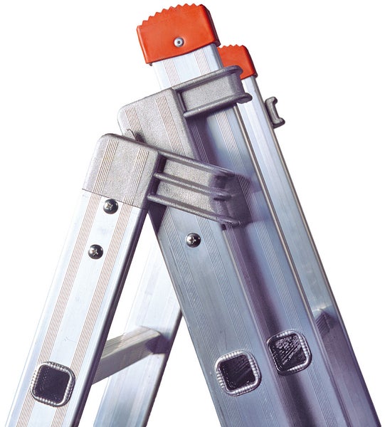 Detailansicht einer Aluminium-Mehrzweckleiter