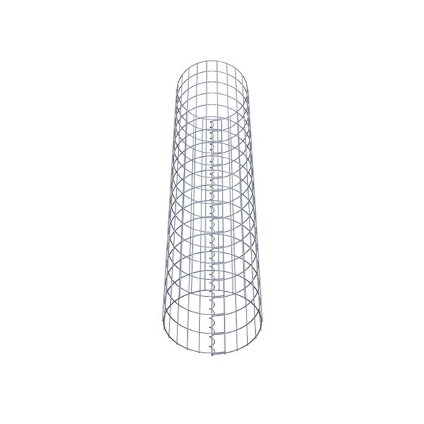 Gabionensäule Durchmesser 37 cm, MW 5 x 10 cm rund - Höhe: 1,60 m