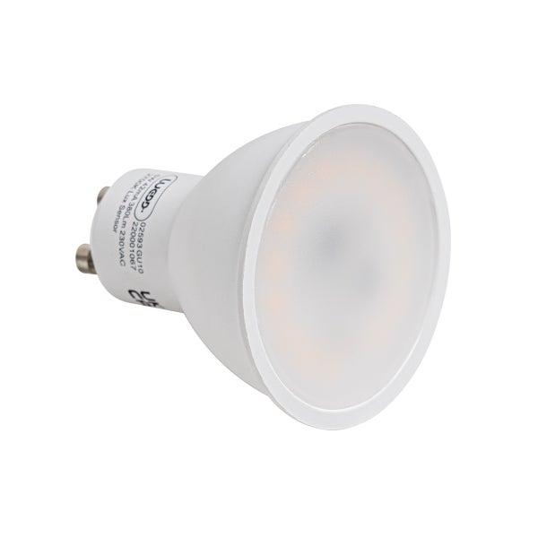 LED-Reflektorlampe mit GU10-Sockel und integriertem Dämmerungssensor.