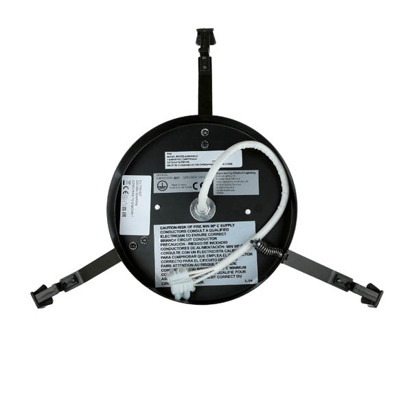 Deckenleuchtenbefestigung mit Kabel und Installationsmaterial