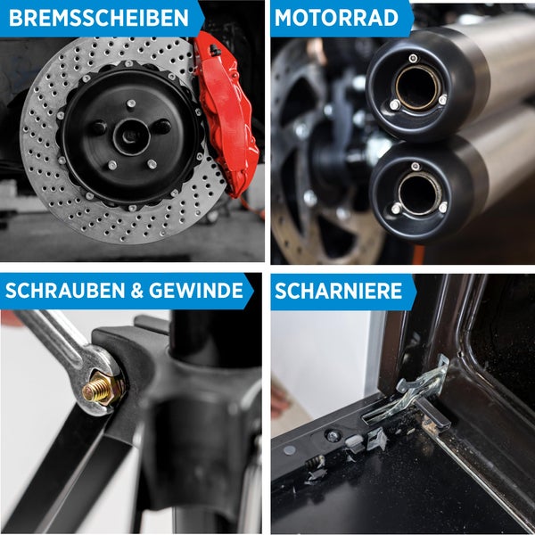 Prinox Profi Keramikpaste 150g - Extrem Hitzebeständig bis +1700°C - Keramik Paste für KFZ Bremsen, Auspuff, als Schmierpaste und Langzeitfett für Schrauben, Bremspaste etc.