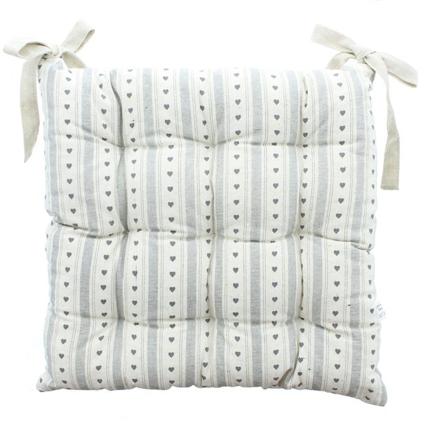 FRANK FLECHTWAREN | Stuhlkissen Cottage, BAUMWOLLE, POLYESTER, 40 x 40 cm, Stückpreis