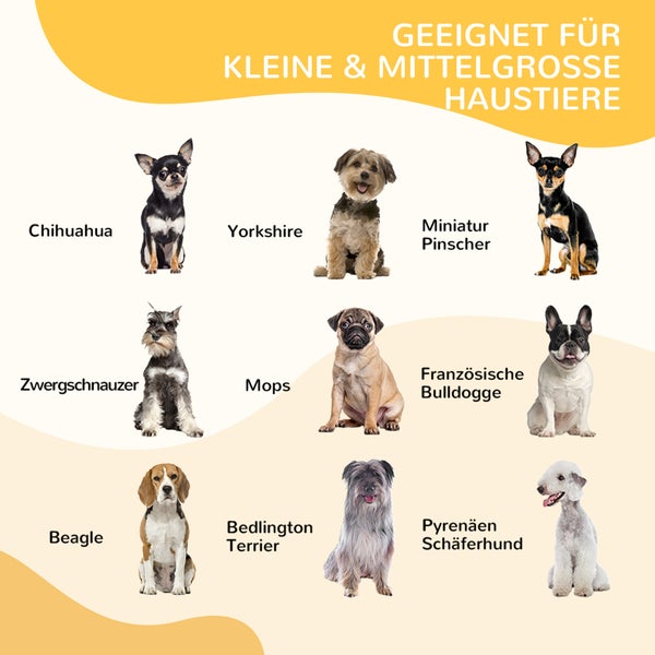 PawHut Haustier-Laufstall, 80B x 80H cm, Metall, Schwarz